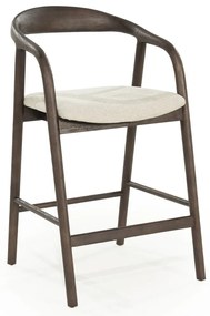 Eleonora Rayven Kookeiland Counterkruk Hout Wabi Sabi Stijl Bruin