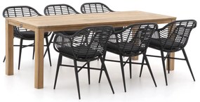 Intenso Azora/ROUGH-S 220cm dining tuinset 7-delig