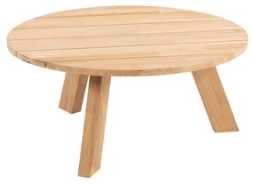 4 Seasons Outdoor Cosmic loungetafel Ø78 cm antractiet - teak