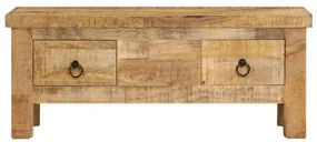 vidaXL Salontafel 90x45x35 cm massief mangohout