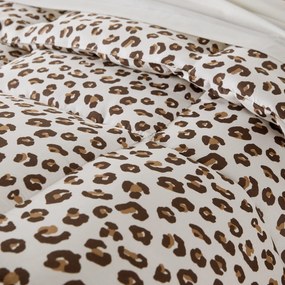 Dekbed, luipaardprint, gerecyclede microvezel, Leopold