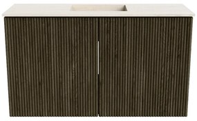 Mondiaz Joya DLux 70cm toiletmeubel shadow met wastafel faye midden 1 kraangat meli