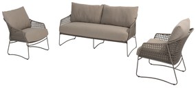 Moretti stoel bank loungeset 3 delig rope terre 4 Seasons Outdoor