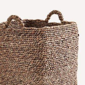 Gevlochten mand van waterhyacint, groot model, RAGA