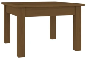 vidaXL Salontafel 45x45x30 cm massief grenenhout honingbruin