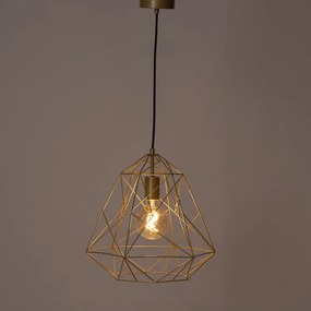 Industriële hanglamp goud  - Framework Basic