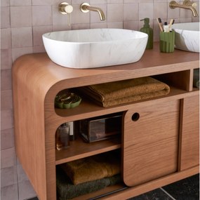 Vintage dubbele wastafel, Palmo