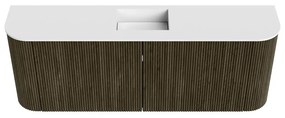 Mondiaz Joya 115cm toiletmeubel ronding links/rechts shadow met wastafel faye midden 1 kraangat talc