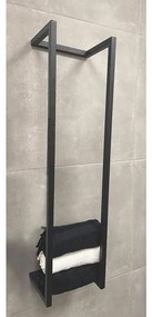 Wiesbaden Loft handdoekrek 95 x 25 x 20 cm gunmetal 28.7004