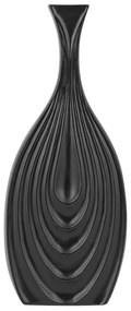 Decoratieve vaas zwart keramiek 39 cm THAPSUS Beliani