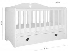 Zuigeling Kinderbed Olivia - Voor baby's Pasgeborenen 5059914028957 Children's Beds Home, 12 cm hoog veerkrachtig latex Children's Beds Home Mix van m