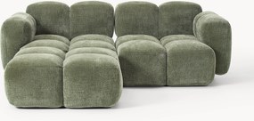 Modulaire bank Tayla (3-zits) met poef (links/rechts)