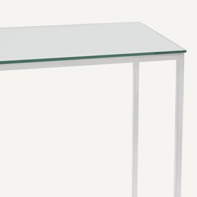 Verchroomde metalen spiegelconsole, MAHAUT