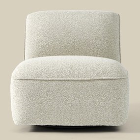 Draaibare Fauteuil Beige Zonder Armleuning