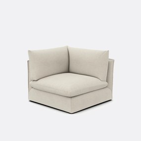 Hoekelement voor modulaire bank, polyester, MALO