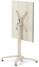 De Laan Projects Laan Marano Bistrotafel X Aluminium Taupe