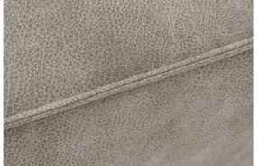 Goossens Hoekbank Hercules grijs, microvezel, 2-zits, modern design met ligelement rechts