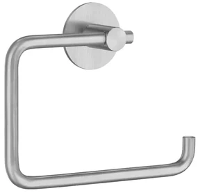 Smedbo Beslagsboden Toiletrolhouder - 13.6x10x3cm - zelfklevend - RVS Geborsteld Edelstaal B1130