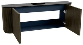 Mondiaz Joya 115cm toiletmeubel ronding links/rechts shadow met wastafel faye midden zonder kraangat urban