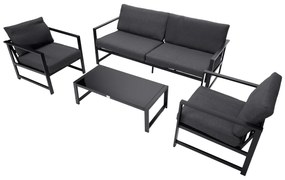 The Outsider Stoel-Bank Loungeset - Sara - Antraciet - Aluminium - The Outsider