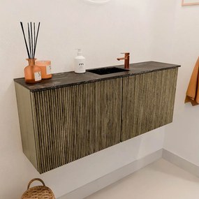 Mondiaz Joya DLux 100cm toiletmeubel dusk met wastafel faye midden 1 kraangat lava