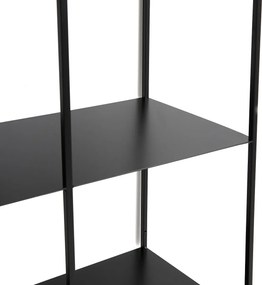 Wandboekenkast in staal, hoogte 100,6 cm, PARALLEL