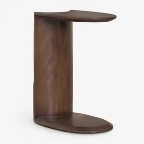 Kenoly Houten Nachtkastje 45x30 Cm Donker Handvat Hout - Sklum