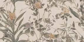 Jabo Borneo Sand wandtegel bloem 60x120cm gerectificeerd