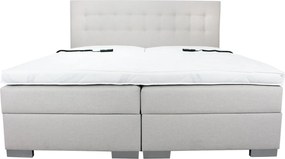 Elektrische Boxspring luxury Lissabon 200 x 220 cm (Beige)
