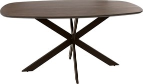 Ovale Eettafel Acaciahout 150cm - 150 X 90cm.