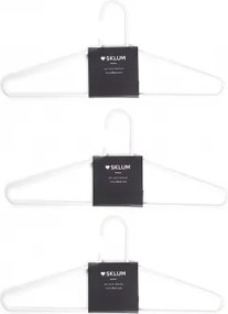 Set Van 6 Hangers Van Alham-staal Wit - Sklum