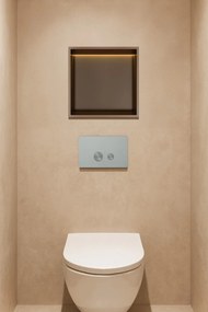 Hotbath &More inbouwnis met verlichting 30x30x10cm tuscan bronze