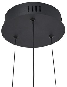 Design hanglamp zwart en transparant 3-staps dimbaar - Scacrylic