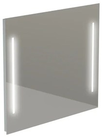 Thebalux Type B spiegel 80x70cm Rechthoek met verlichting led aluminium TYPEPADOVA800