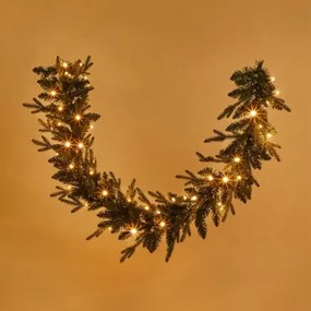 Kerstslinger Met Led-verlichting 180 Cm Raina Green Grass - Sklum