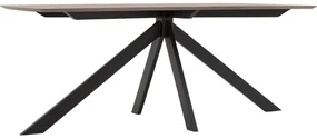 Goossens Excellent Eettafel Floyd, Semi rechthoekig 180 x 100 cm