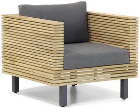 Lifestyle Garden Furniture New York Lounge Tuinstoel Teak Old Teak Greywash