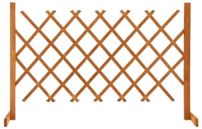 vidaXL Tuinlatwerk 120x90 cm massief vurenhout oranje