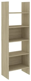 vidaXL Boekenkast 60x35x180 cm spaanplaat sonoma eikenkleurig