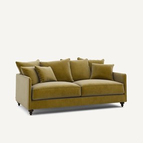 Omvormbare 3-zits fluwelen zetel, Lazare