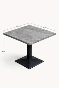 Kuat Zwart 60 cm tafel