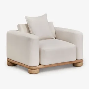 Ioanis Acacia Houten Fauteuil Lichte Acaciekleur - Sklum