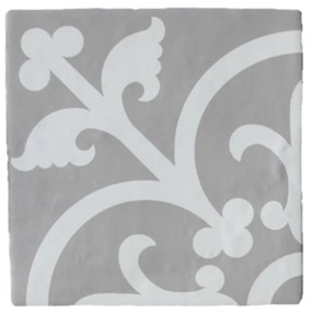 Terre d'Azur Rioja vloertegel Decor 20x20cm wit/grijs - per 25 stuks