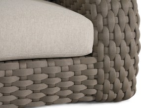 Stoel en Bank Loungeset 5 personen Rope Taupe  Santika Furniture Santika
