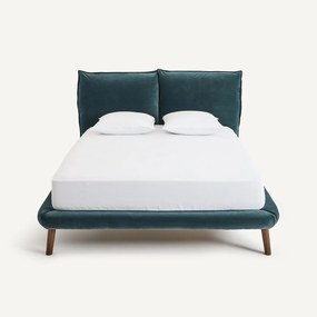 Bed, fluweel, Aurore design E. Gallina