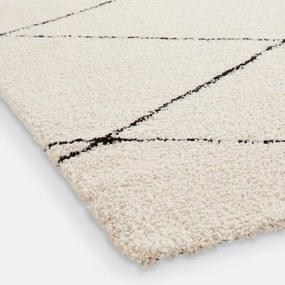 Vierkant vloerkleed in berber stijl, Fatouh