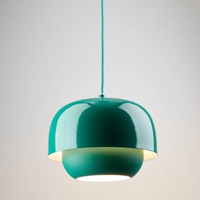 Hanglamp van gekleurd metaal Ø21,4 cm, Kinoko