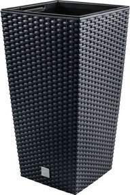 Prosperplast Rato Square Plantenbak - 17 x 32,4 cm - Antraciet