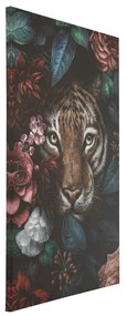 Kare Design Tiger In Flower Schilderij Jungle Tijger