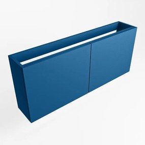 Mondiaz FOWY fonteinonderkast - 120x22x50cm - 2 deuren - push to open - softclose - Jeans FOWYTO120Jea2D